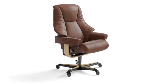 Stressless® Live Leather Home Office Chair Stressless® Live Leather Home Office Chair