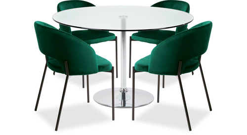 Becky Dining Table & Alice Chairs x 4 Becky Dining Table & Alice Chairs x 4